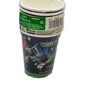 TMNT Teenage Mutant Ninja Turtles Nickelodeon Disposable Cups 8 Count for Partie